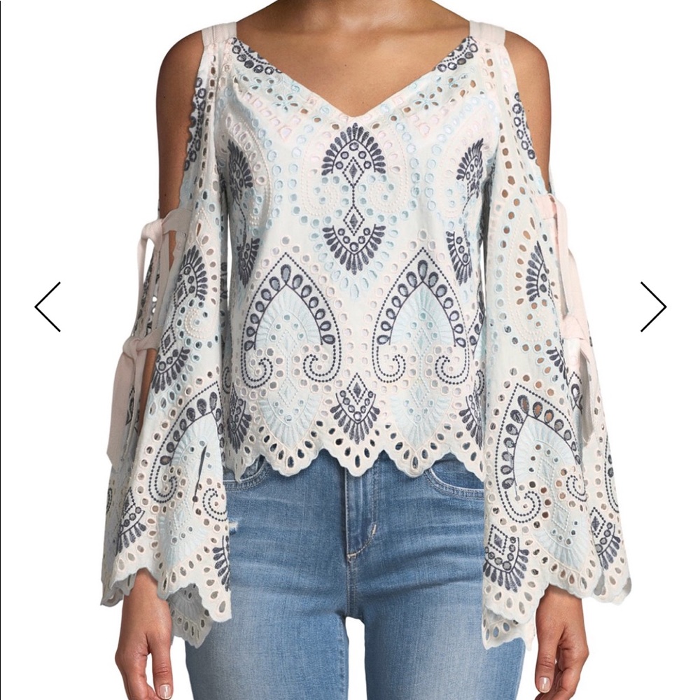 Nannette Lepore Eyelet Top